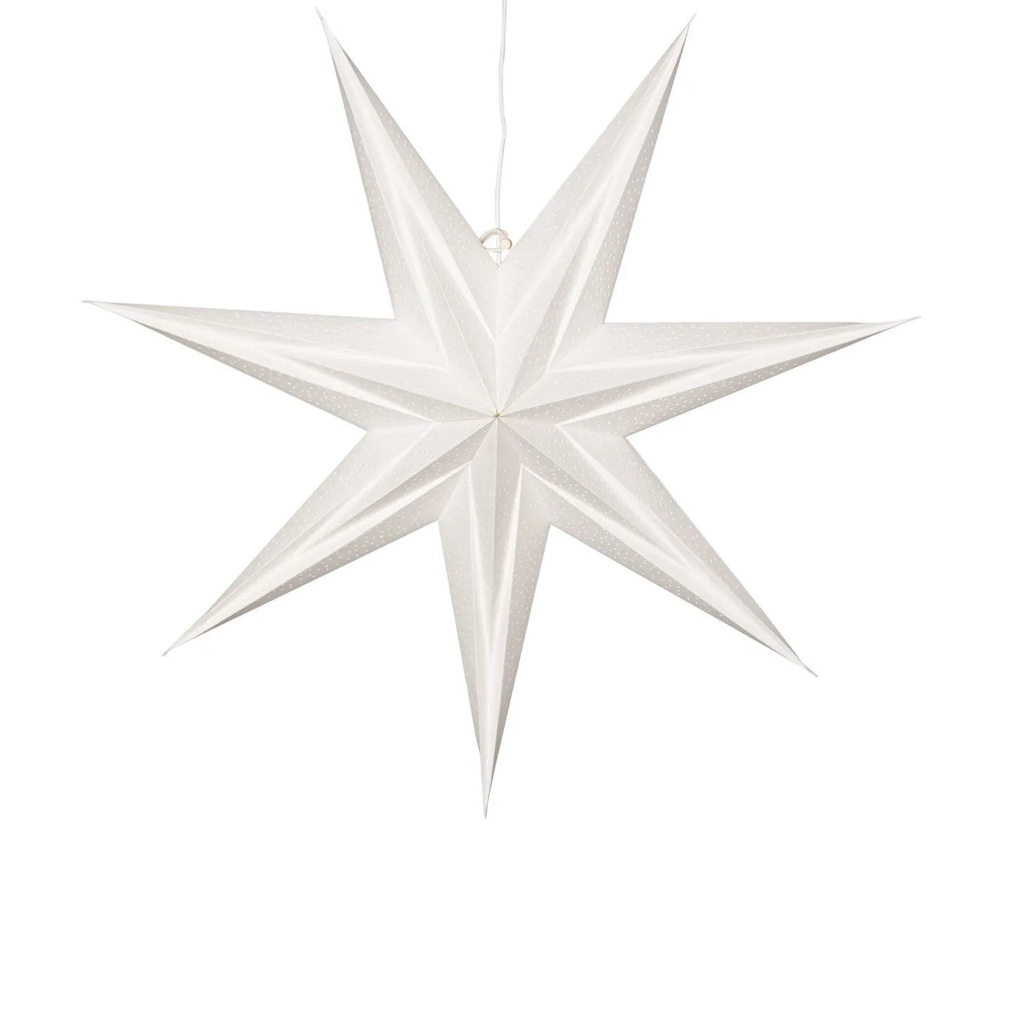 Star Trading Holly pappersstjärna 60 cm Vit