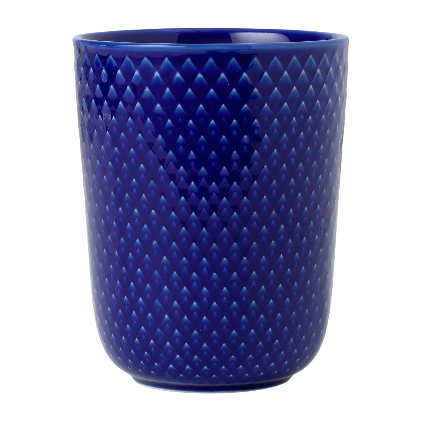 Lyngby Porcelæn Rhombe Becher 33cl Dunkelblau