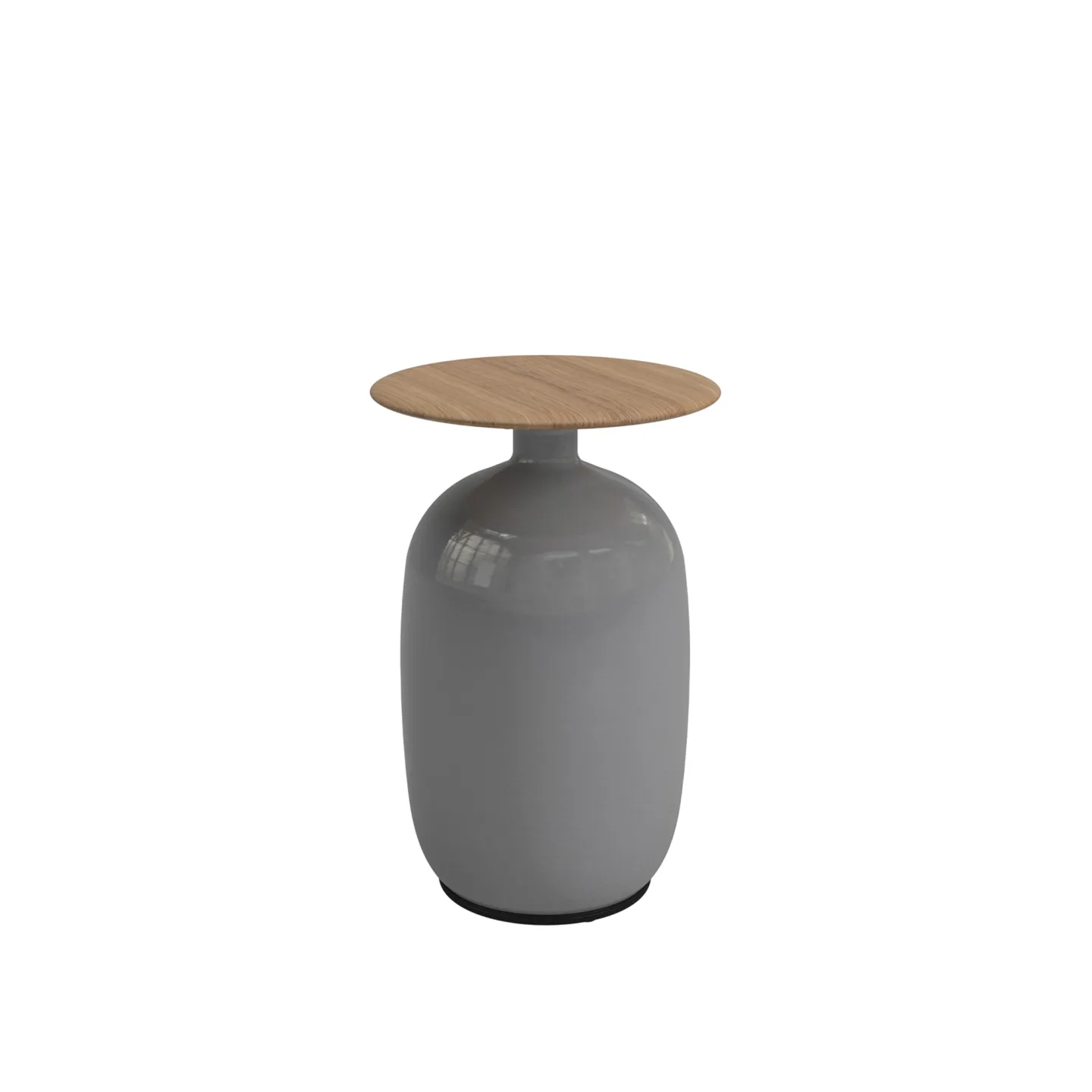 Gloster - Blow High Side Table, Smoke - Småbord och sidobord utomhus - Henrik Pedersen - Beige - Trä/Sten