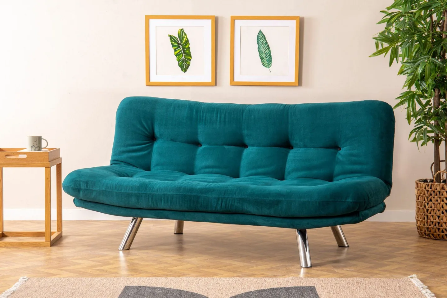 Kingaroy Bäddsoffa 3-sits 175x110 cm - Grön