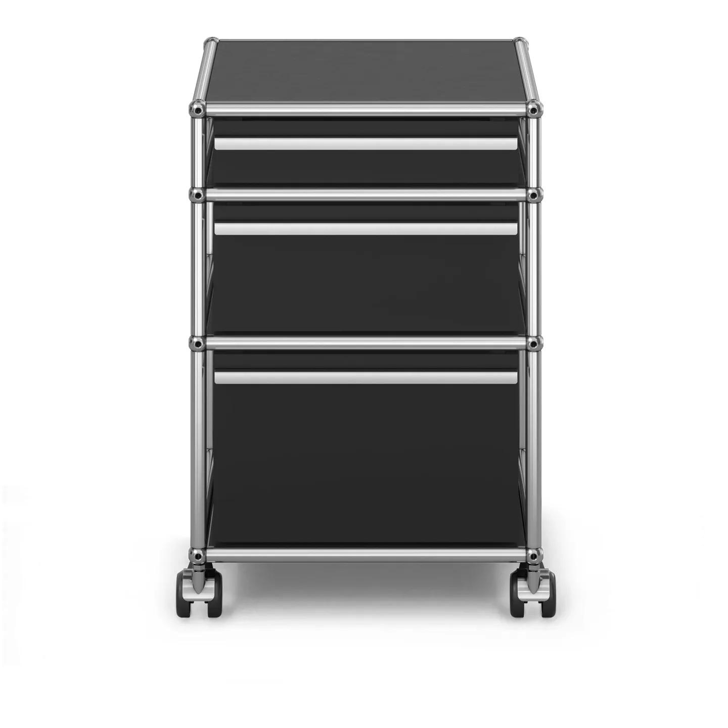 USM - USM Haller M63 30 Graphite Black - Hurtsar - Fritz Haller & Paul Schärer - Svart - Metall