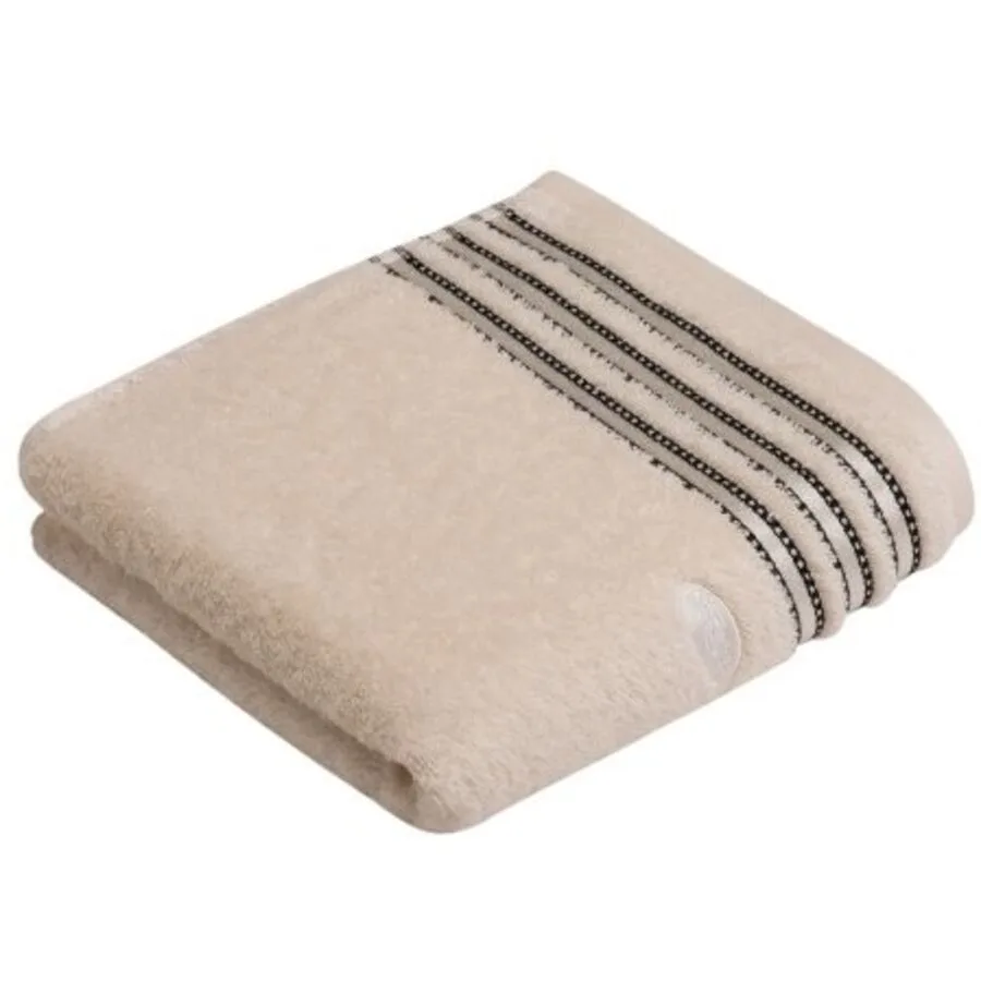 Vossen Handtuch Cult de Luxe ivory Baumwolle