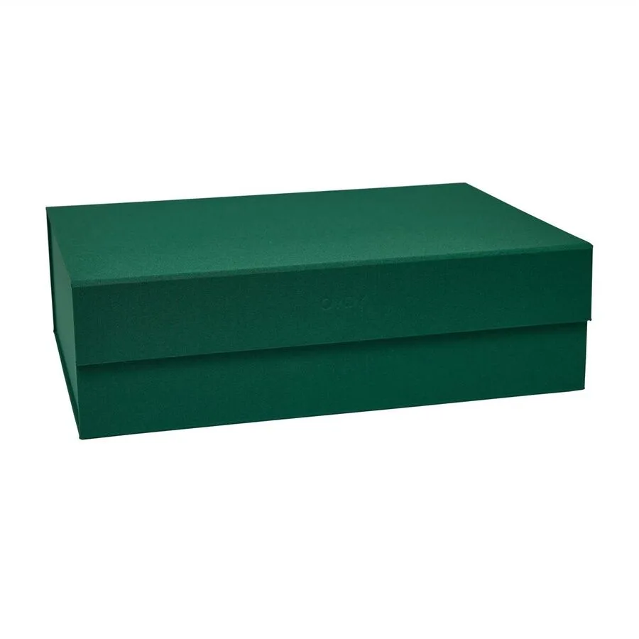 Aufbewahrungsbox OYOY Dunkelgrün Karton B 33 T 45 cm