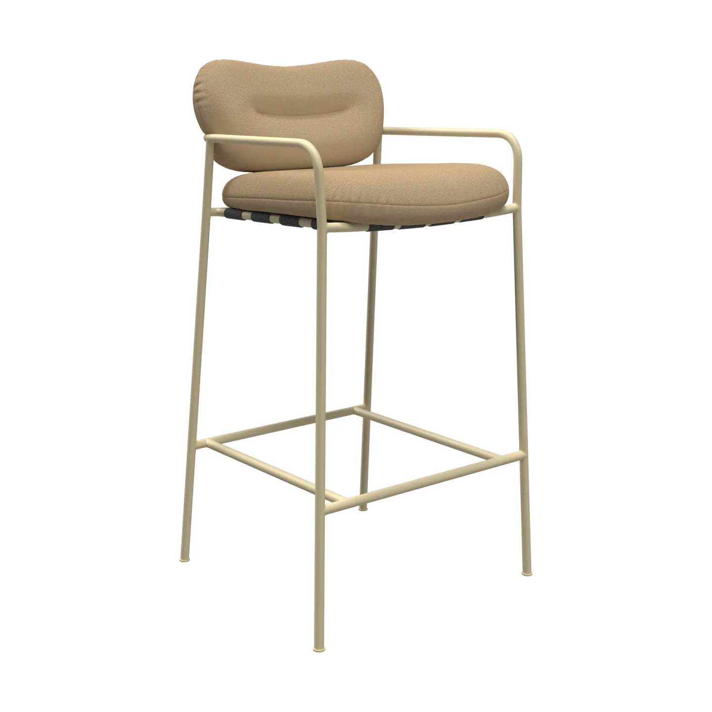 Fogia Bollo Barstuhl high 75 cm Vidar 4 0323 beige-beige