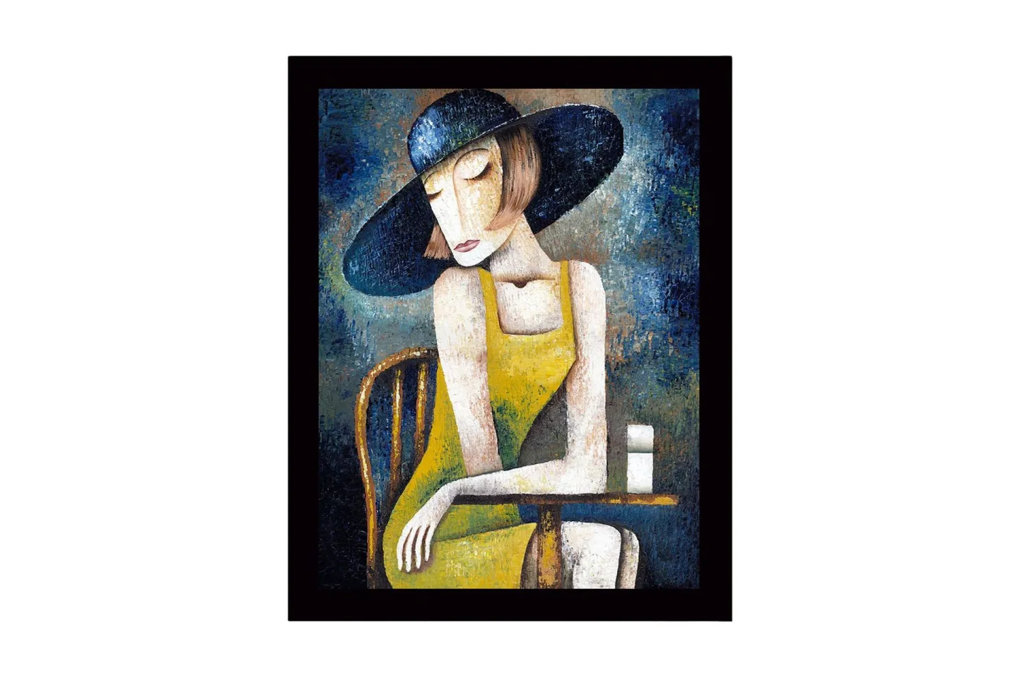 Tavla med Ram Flerfärgad - 41x56 cm