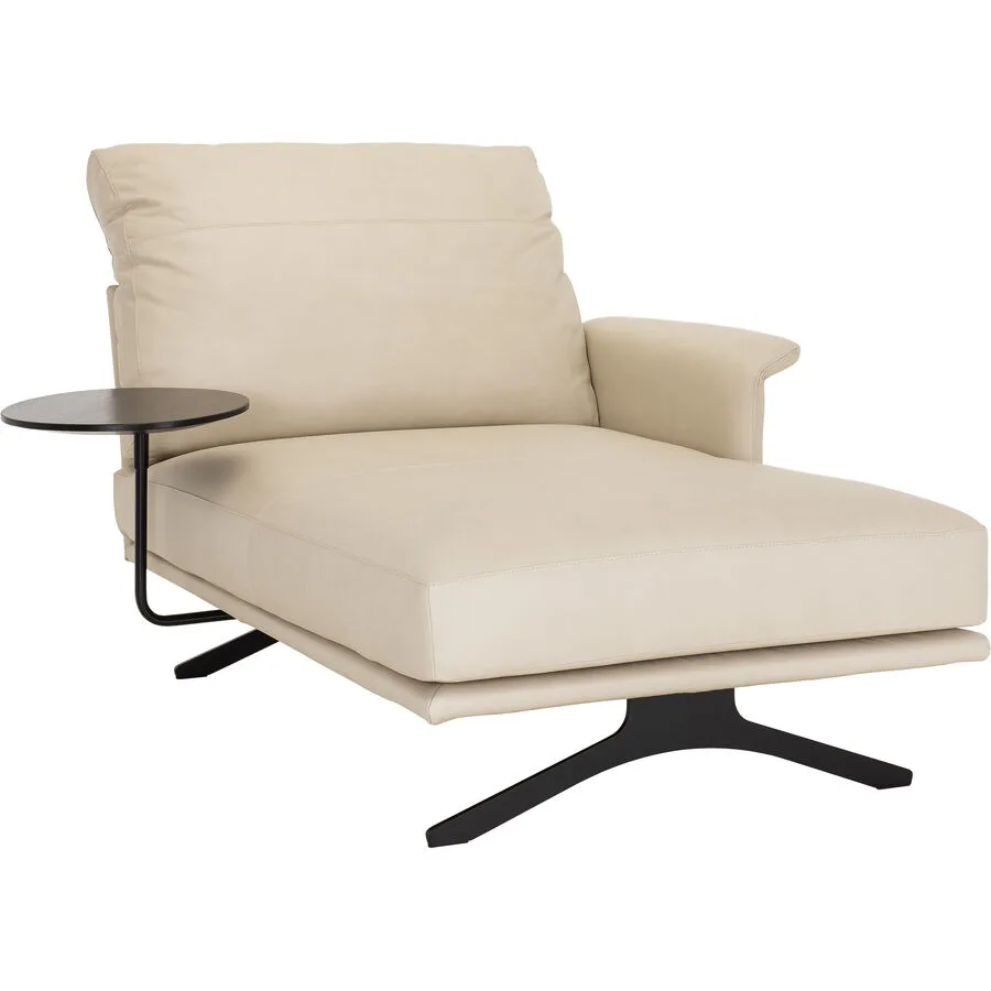 Sofa Tena Leder ecru B 108 T 154 cm