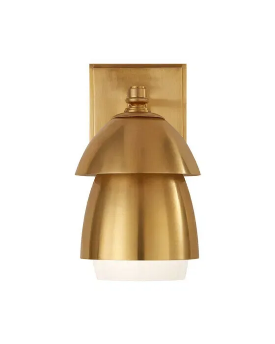 Whitman Sconce Antique Brass Small