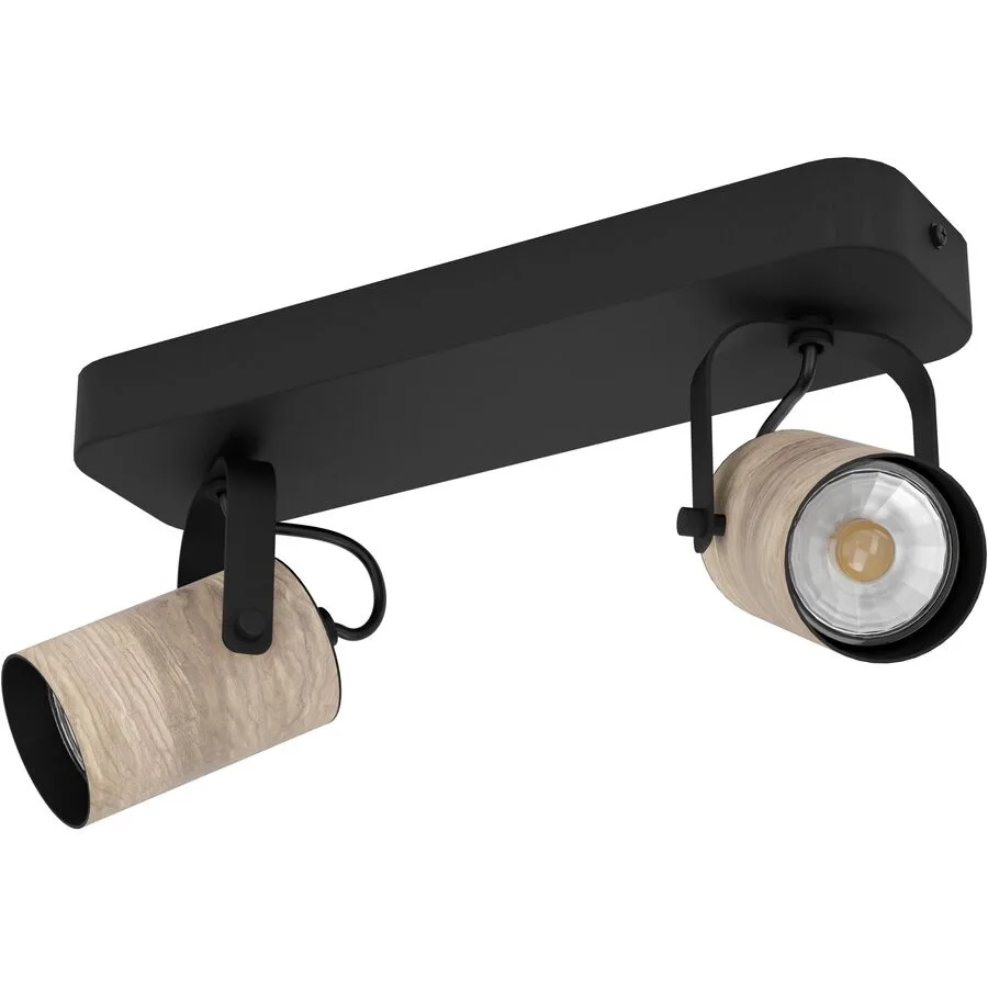 Eglo Spot Cayuca Schwarz Stahl 10 cm 12 cm - LED - LED Energiesparlampen