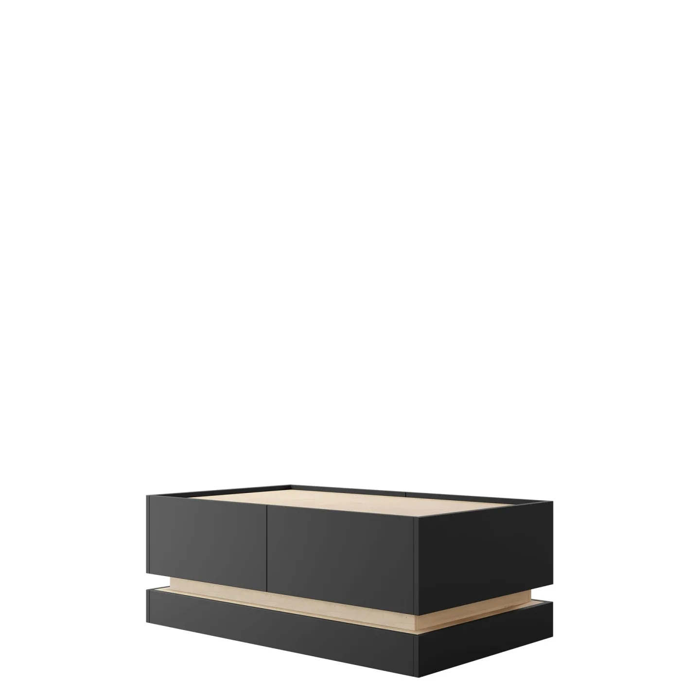 Zelric Soffbord 97 cm - Svart