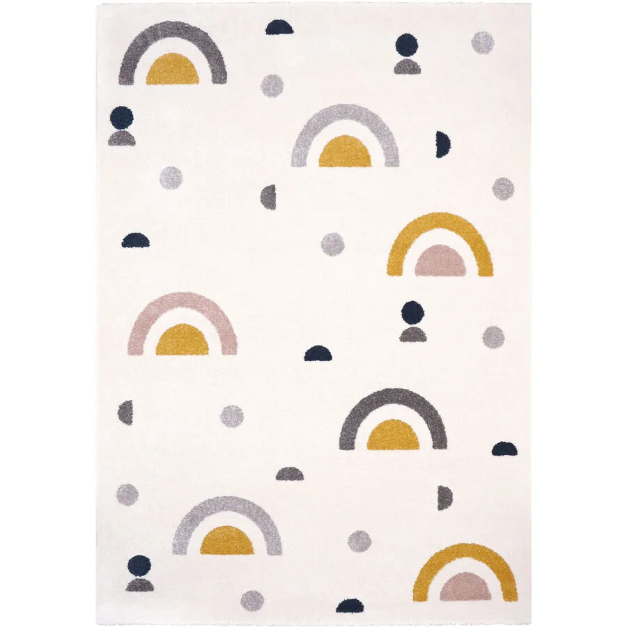 Kinderteppich Estefania ecru Polypropylen 120 x 170 cm