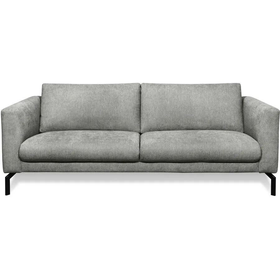 Sofa Gomero Ohne Stoff kieselgrau B 216 T 93 cm