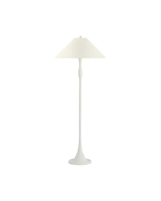 Romero Floor Lamp White/Linen