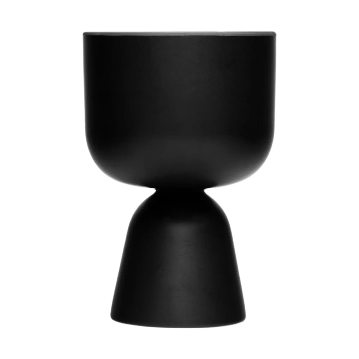 Iittala Nappula kruka Matt svart, 19x12,5 cm