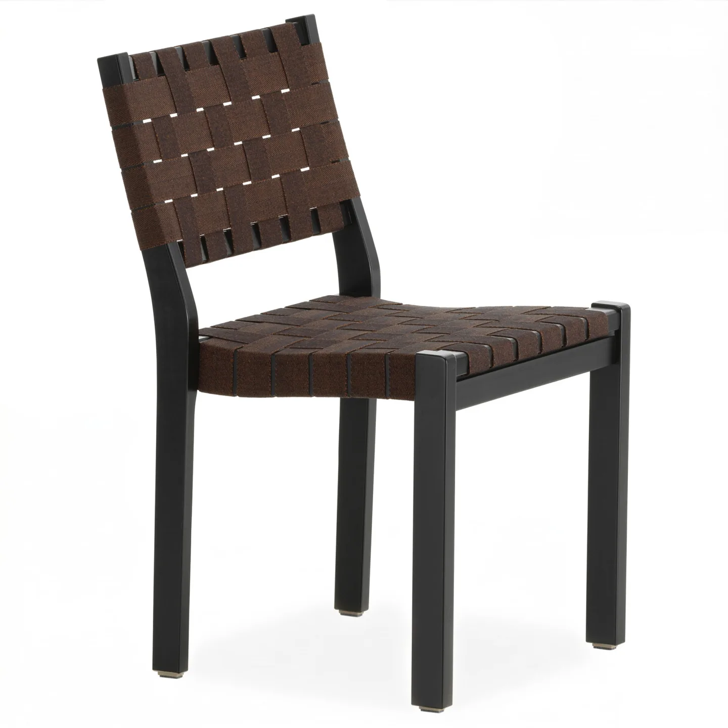 Artek - Chair 611 Svartlackad/Black Brown - Matstolar - Alvar Aalto - Brun - Naturmaterial/Trä