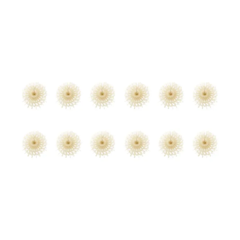 House Doctor Fold pappersstjärnor 12-pack Elfenben