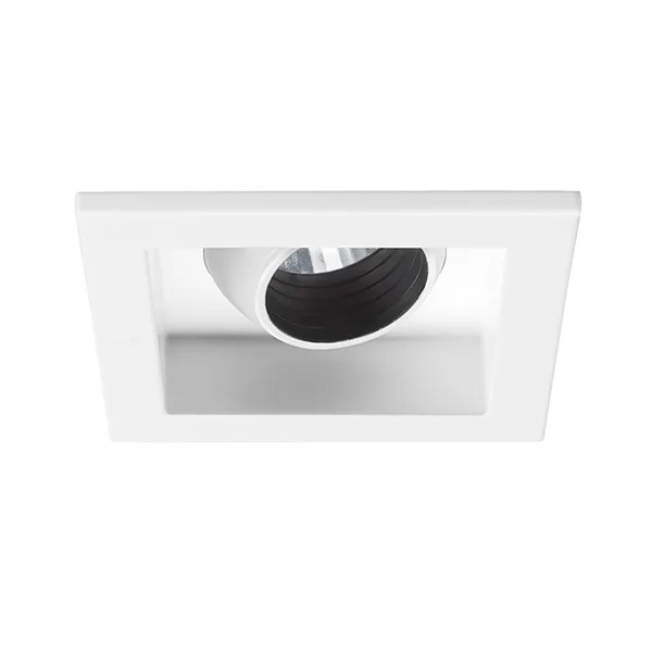 Concord Myriad ADJ Square 4000K Phase Dim Vit Vit Bezel