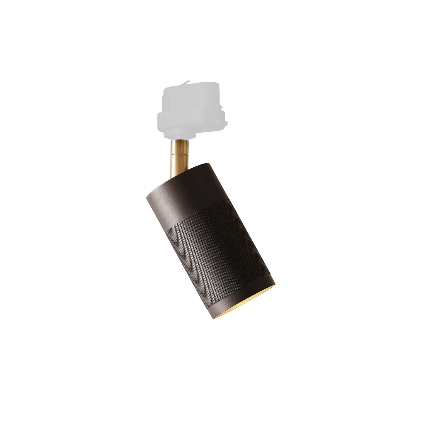 Thorup Copenhagen - Thorup Copenhagen Patrone Ceiling Track Spotlight, Browned Brass, 120 mm - Spotlights - Kasper Thorup - Guld - Metall