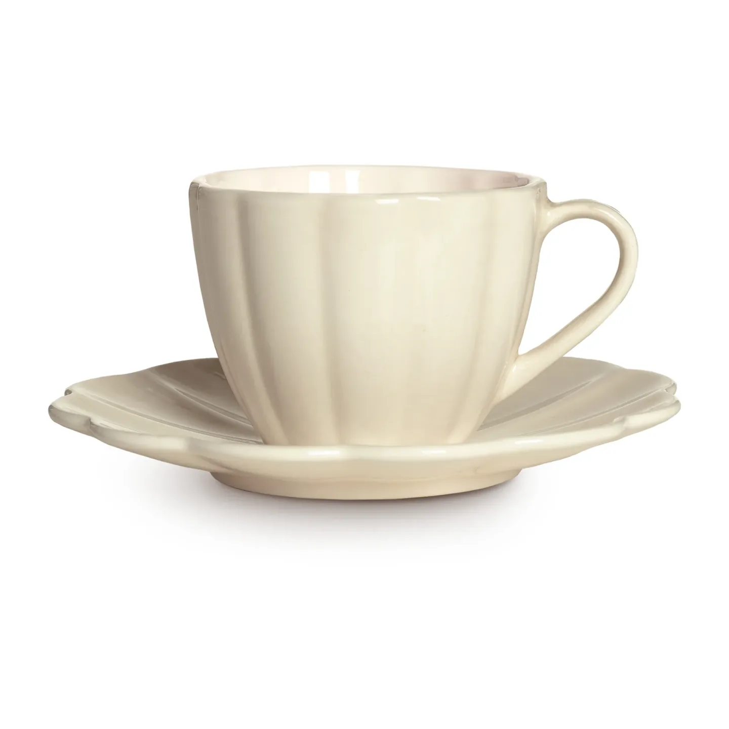 Mateus Oyster Tasse mit Untertasse 25 cl Sand