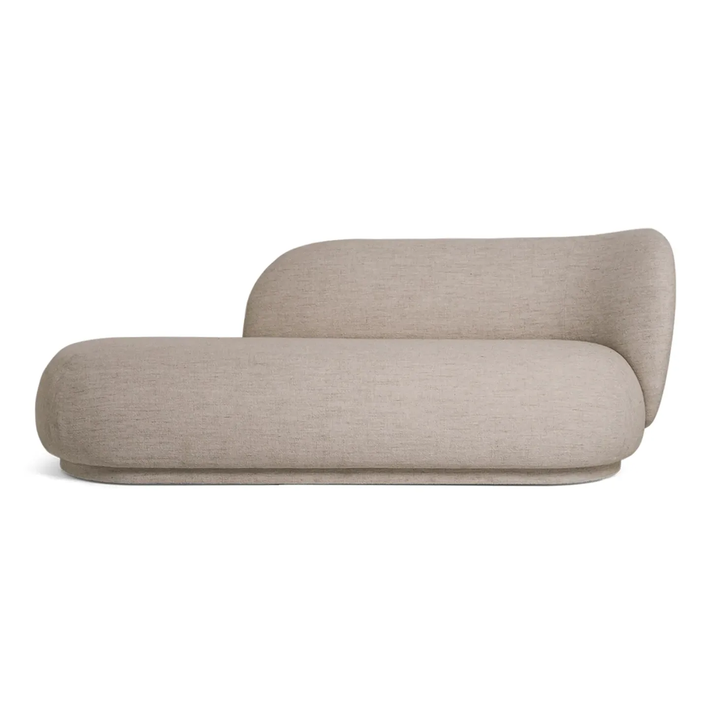 Ferm Living Rico divan Chaiselongue bouclé rechts Bouclé sand