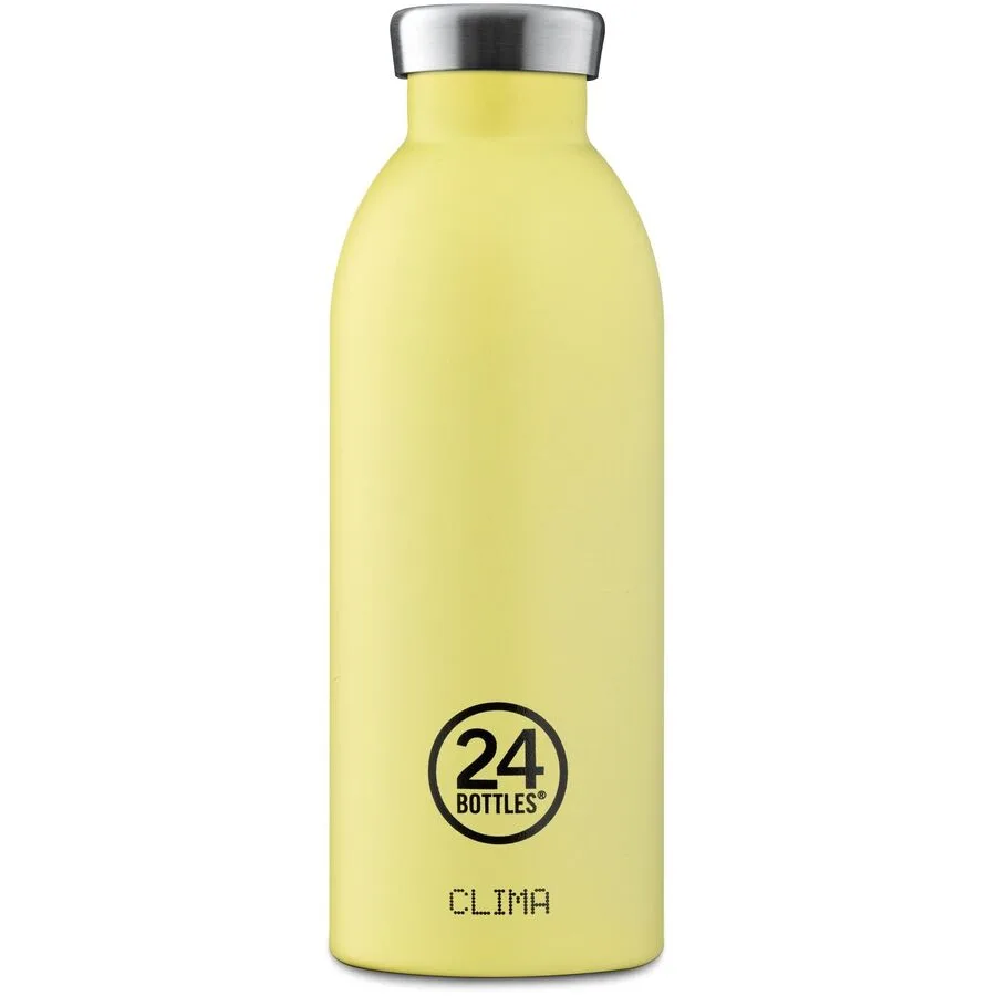 Thermosflasche 24 Bottles Gelb Edelstahl 20.5 cm - Farbe: Citrus