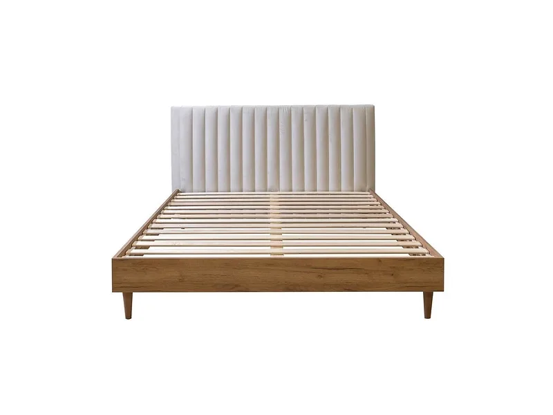 Bett BOBOCHIC OCEANE 160x200cm stoff beige