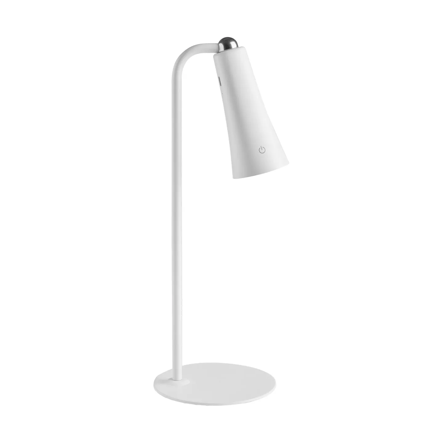 Unison No Cable wiederaufladbare Schreibtischleuchte Weiß, Ø11,7 × 34,8 cm