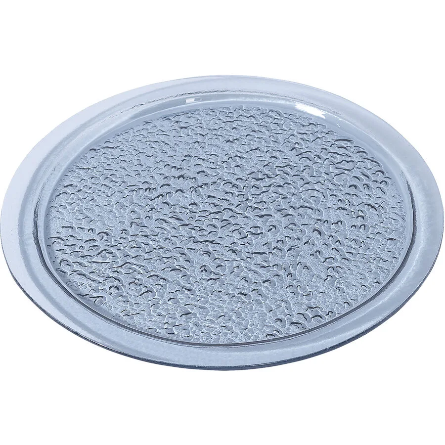 Teller flach Samira rauchgrau Glas D 22 cm 1 Stk