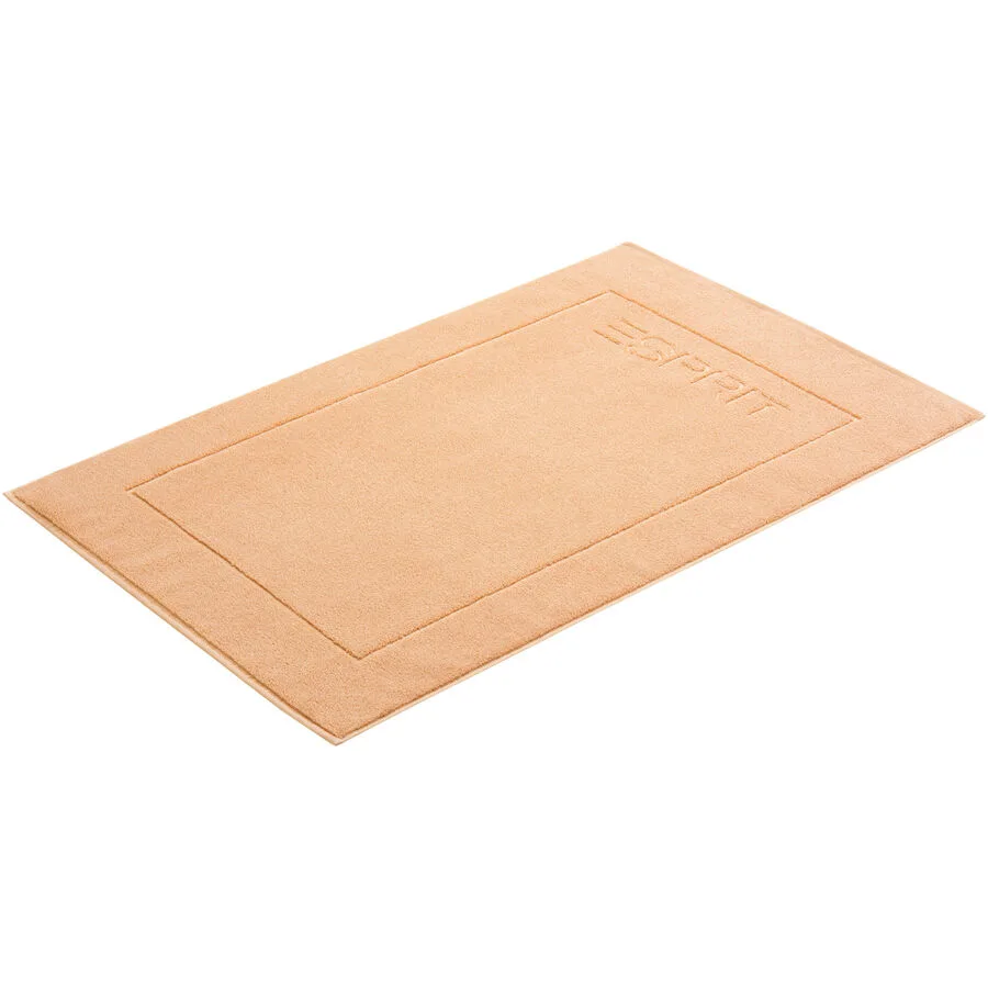 Esprit Badteppich Modern Solid apricot 100% Baumwolle 60 x 90 cm