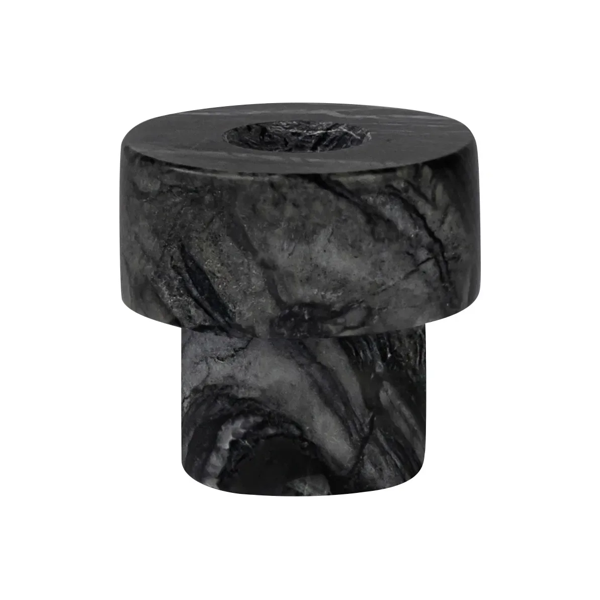 Mette Ditmer Marble Kerzenständer 5 cm Grau