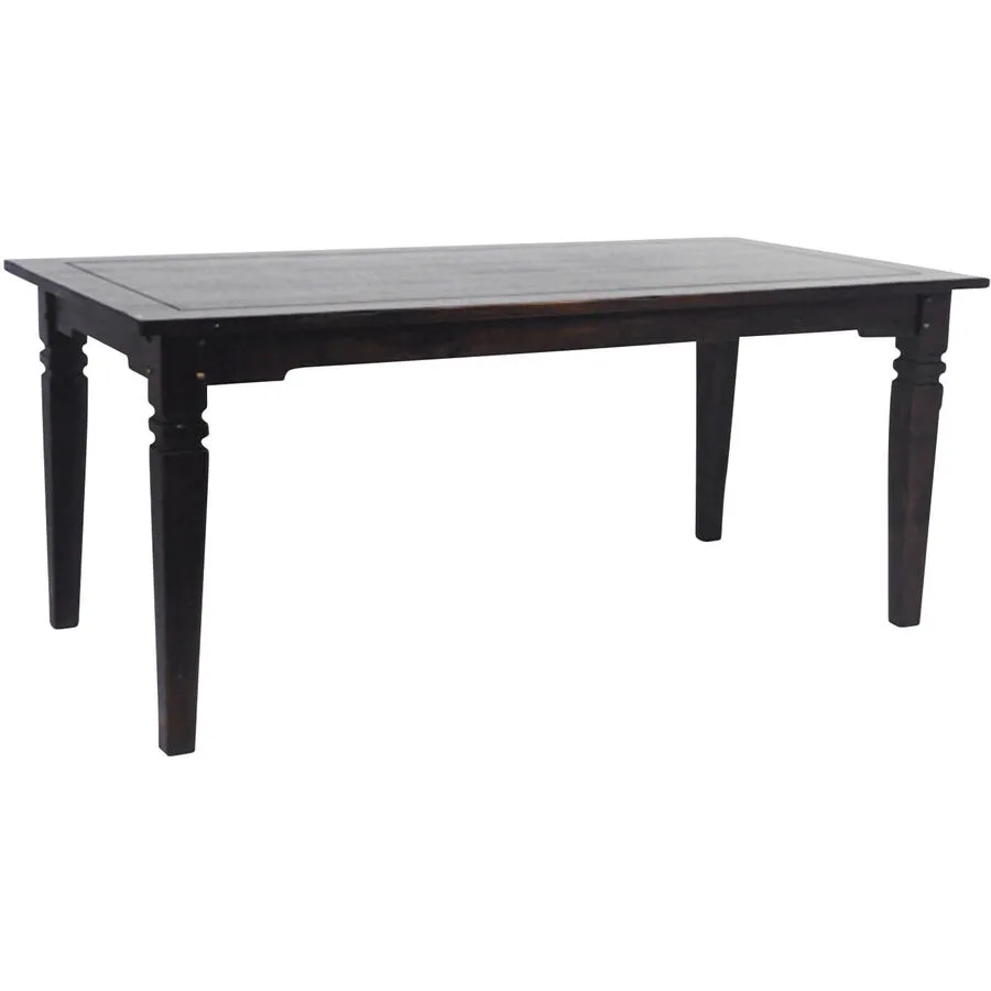 Esstisch Rumba Dunkelbraun Akazie Massivholz B 160 T 90 cm