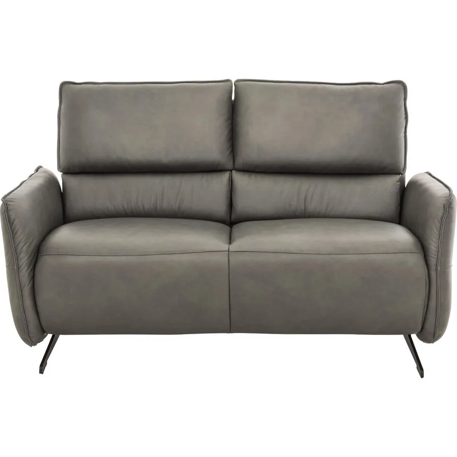 Sofa Leon Leder anthrazit B 141 T 91 cm