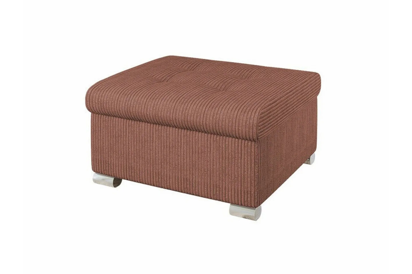 Trefor Fotpall 68 cm - Rosa