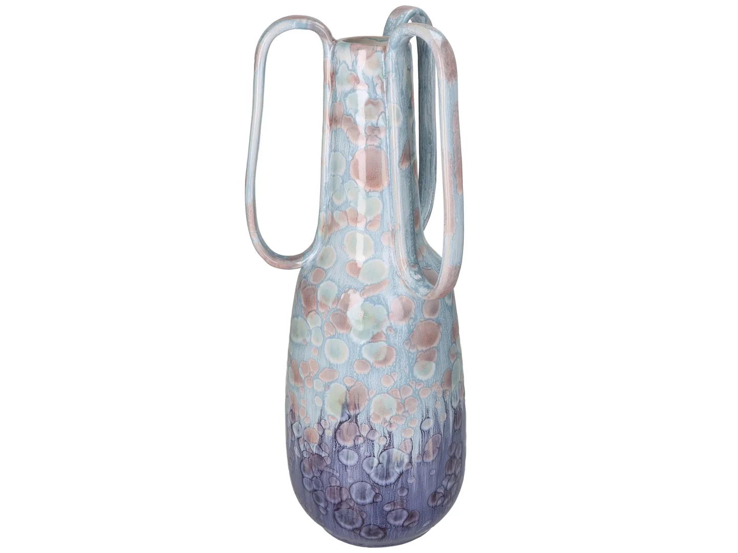 Kersten Vase Keramik Hellblau B: 18 cm | Schubiger Möbel