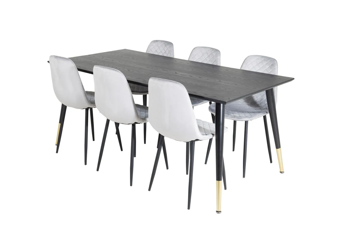 Daicy Matbord 180 cm med 6 st Ypas Matstol -