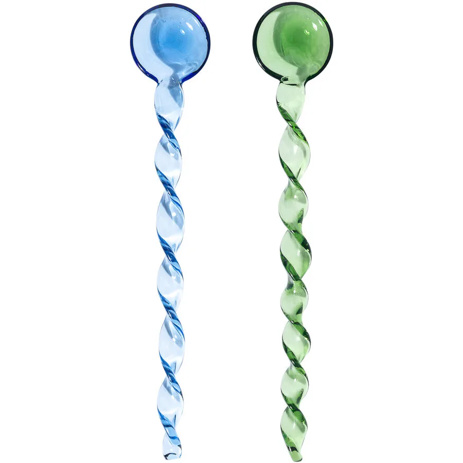 Rührlöffel Rhea grün Borosilikatglas B 16.5 cm