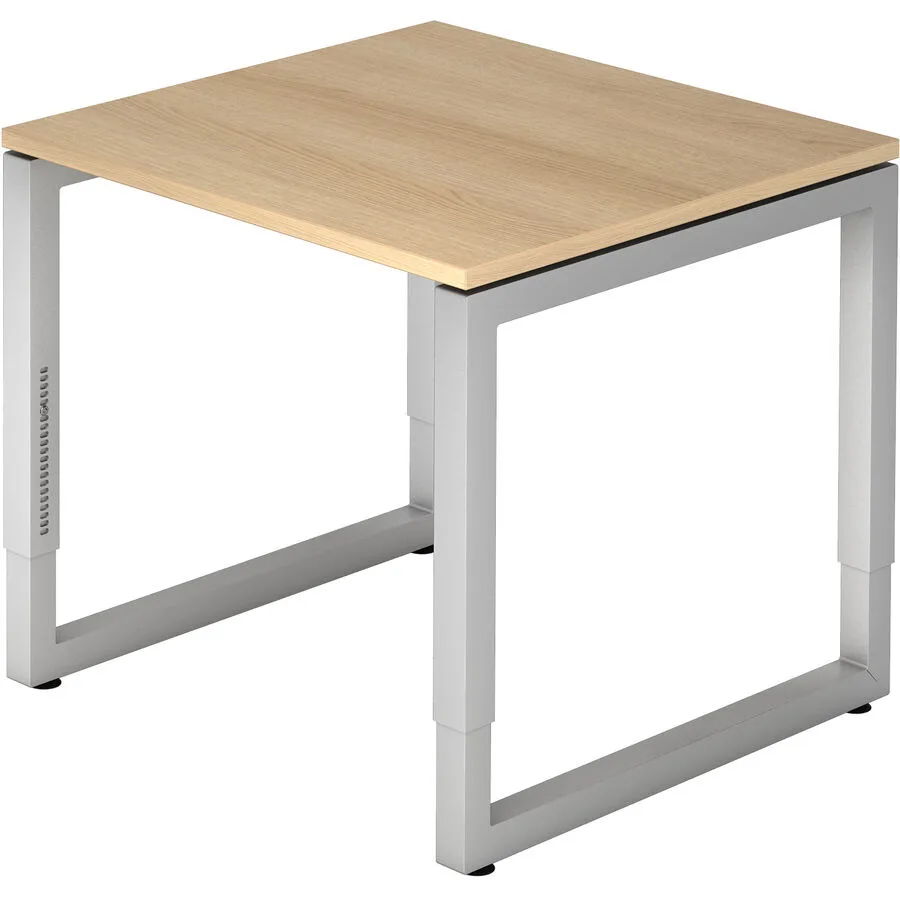 Schreibtisch Office eiche Holzwerkstoff B 80 T 80 cm