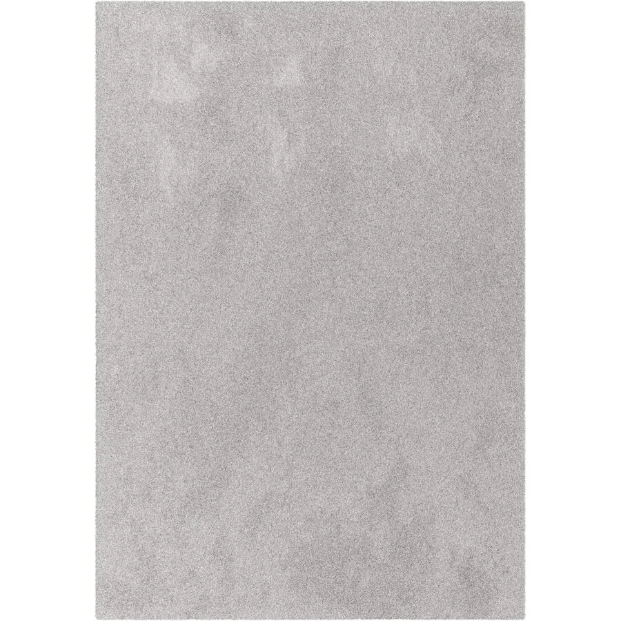 Teppich Touch Light Grey/ Hellgrau Einfarbig Polyester 160 x 230 cm