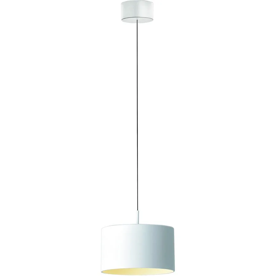 Designer-Pendellampe Bankamp Grand Metal weiss dimmbar D 16 cm - LED - Lichtfarbe: Extra warmweiss - Material: Aluminium/Eisen/Acryl -