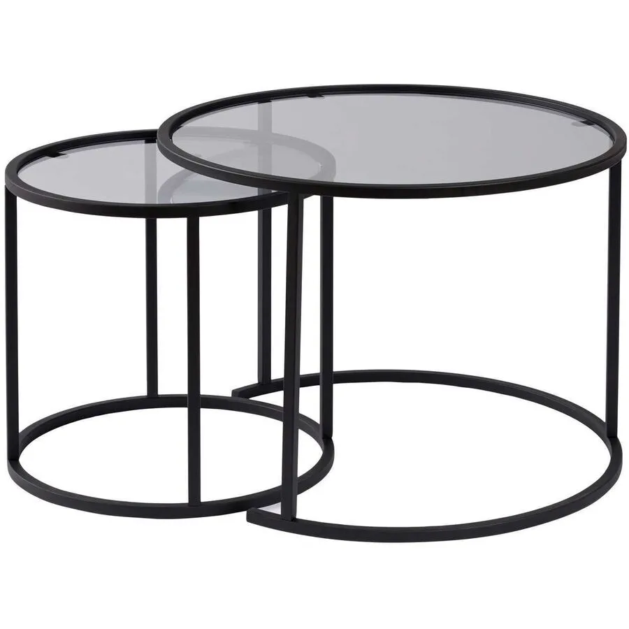 Yasam Schwarz Glas 40 cm