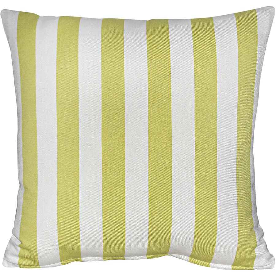 Zierkissen Tropical Feeling Gelb/Weiss Baumwolle 45 cm 45 cm