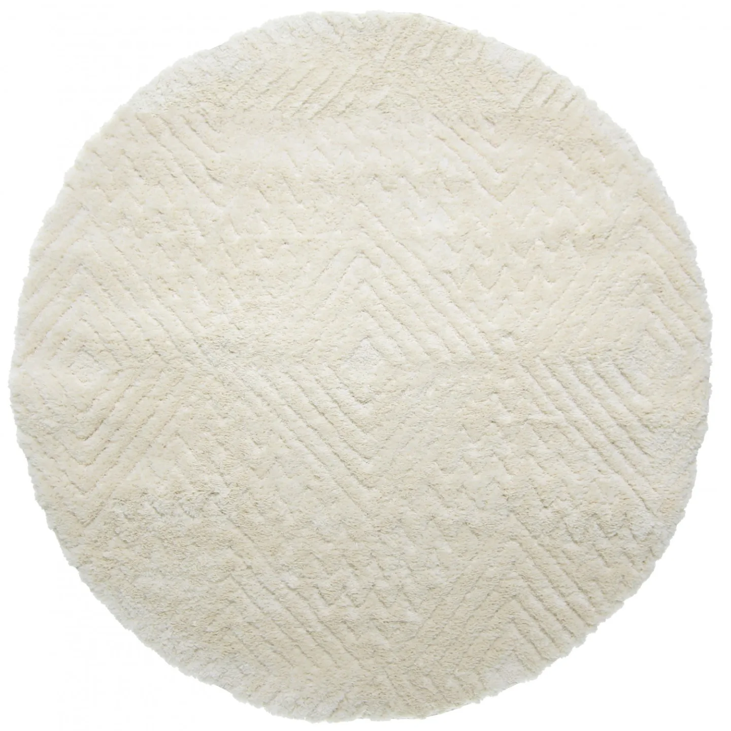 Runde tepper - Stettin (offwhite) (Størrelse: Ø 160 cm)