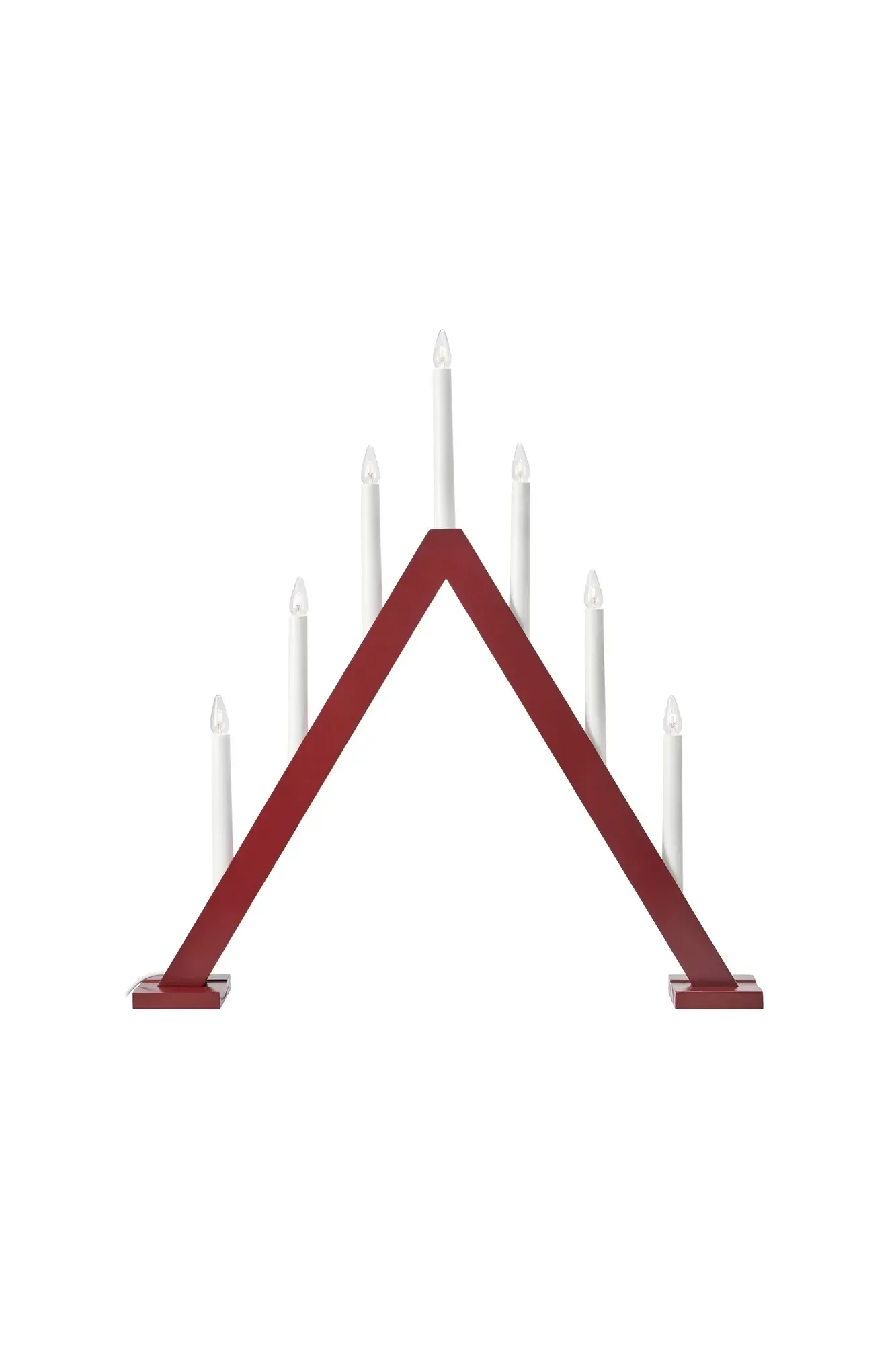 Ariele Adventskerzenhalter Rot 62 cm