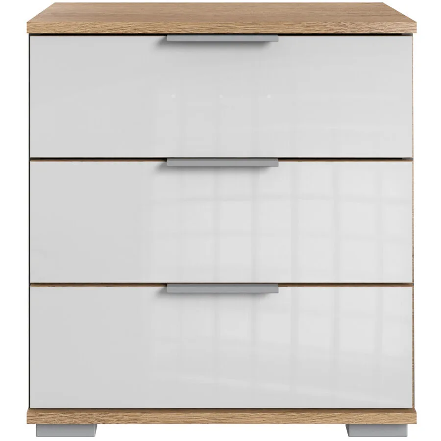 Nachttisch Peyton C weiss Holzwerkstoff B 52 H 58 cm