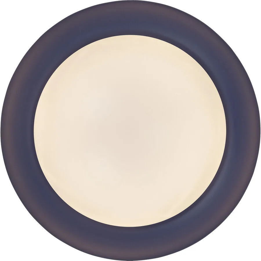 Deckenlampe Colin Lila/Schwarz Kunststoff 40 cm 9.5 cm - Farbe: schwarz/violett - LED - Lichtfarbe: Extra warmweiss - Deckenlampe- LED