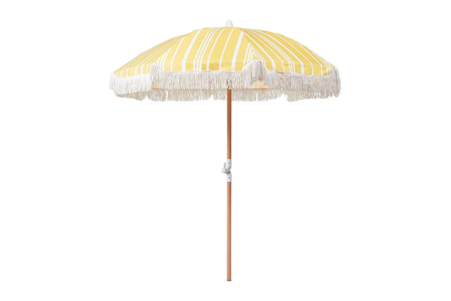 Teulon Parasoll 150 cm - Gul/Vit/Ljusbrun