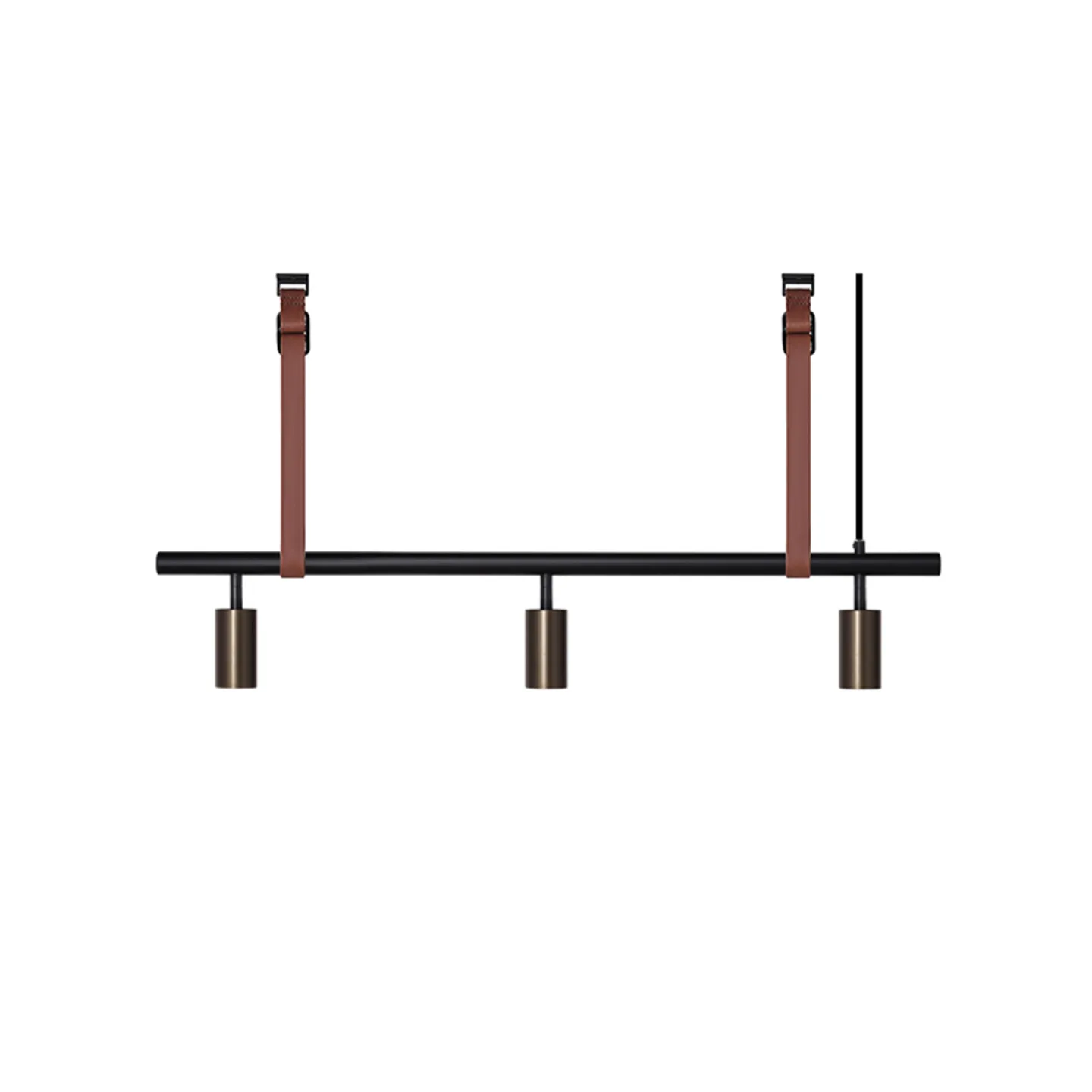 Rubn - Long John 3 Black/Bronze / Brown Leather - Takkronor - Niclas Hoflin - Brons,Svart