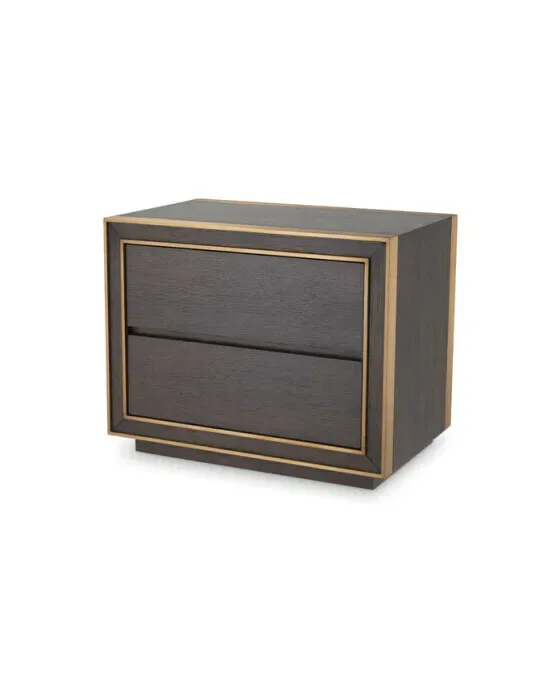 Camelot Bedside Table Brown