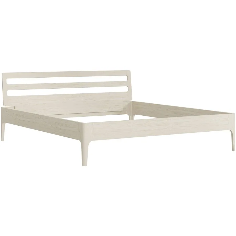 Bett Lund Asteiche Massivholz Massivholz 180 x 200 cm - Möbel Konfigurator: Traummöbel individuell zusammenstellen