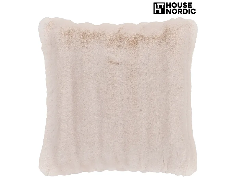 HOUSE NORDIC Kissen GALENA 45x45cm weiss künstliches fell