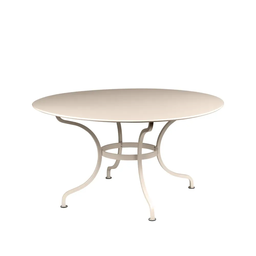 Fermob Romane bord runt Nutmeg (beige)